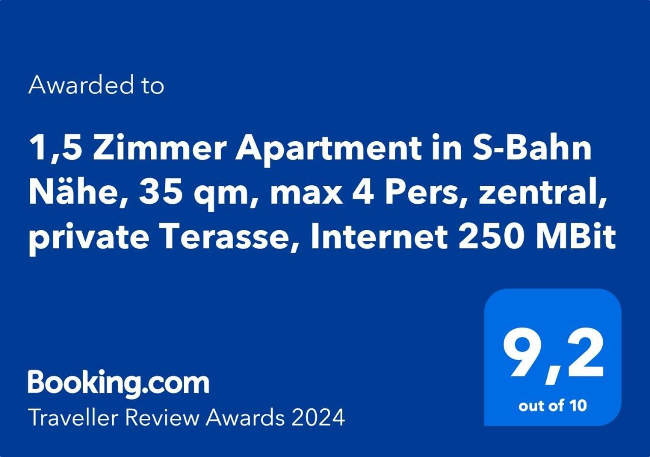 1,5 Zimmer Apartment In S-Bahn Naehe, 35 Qm, Max 4 Pers, Zentral, Private Terasse, Internet 250 Mbit Gaertringen Экстерьер фото